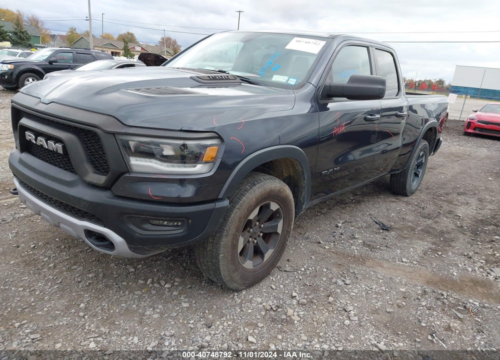 2019 RAM 1500 REBEL  4X4 6'4 BOX VIN: 1C6RRFEG1KN861366