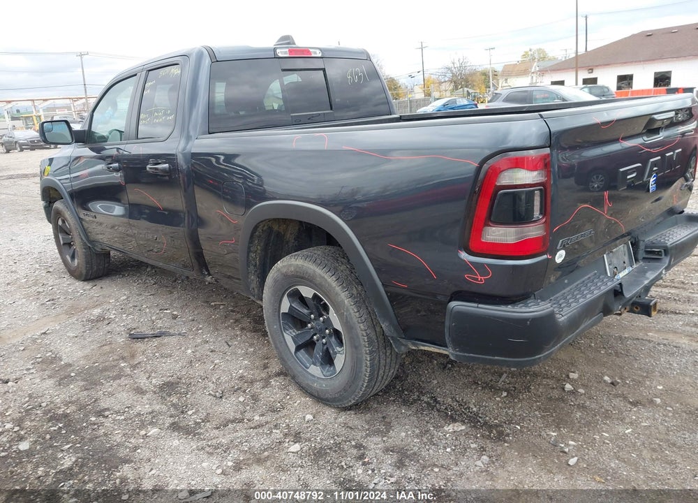 2019 RAM 1500 REBEL  4X4 6'4 BOX VIN: 1C6RRFEG1KN861366