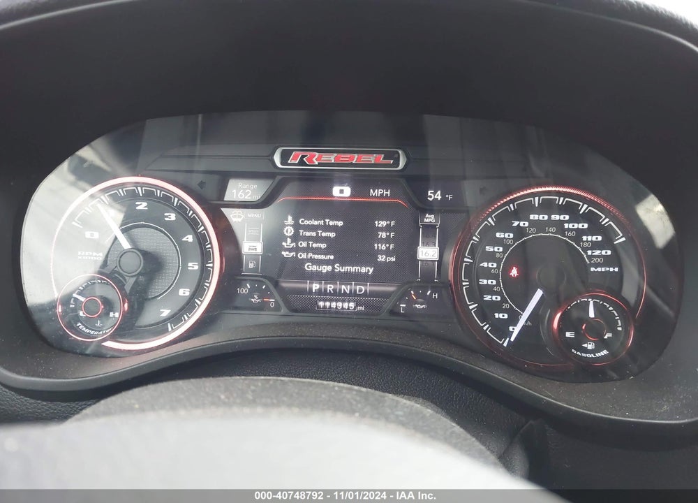 2019 RAM 1500 REBEL  4X4 6'4 BOX VIN: 1C6RRFEG1KN861366