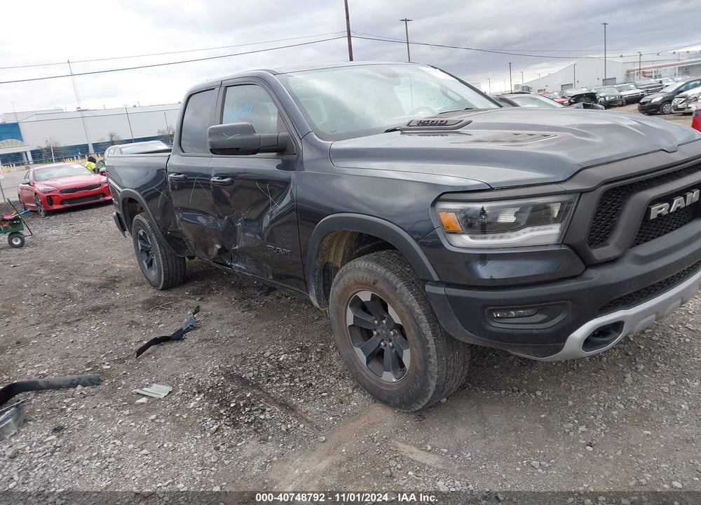 2019 RAM 1500 REBEL  4X4 6'4 BOX VIN: 1C6RRFEG1KN861366