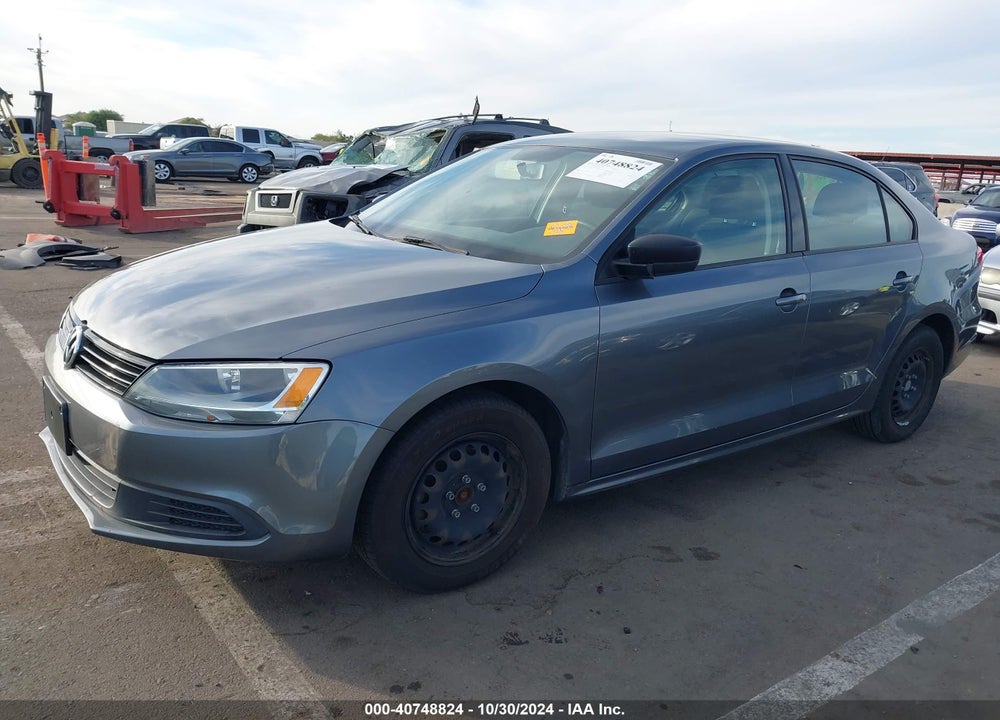 2014 VOLKSWAGEN JETTA 2.0L S VIN: 3VW2K7AJ3EM299343