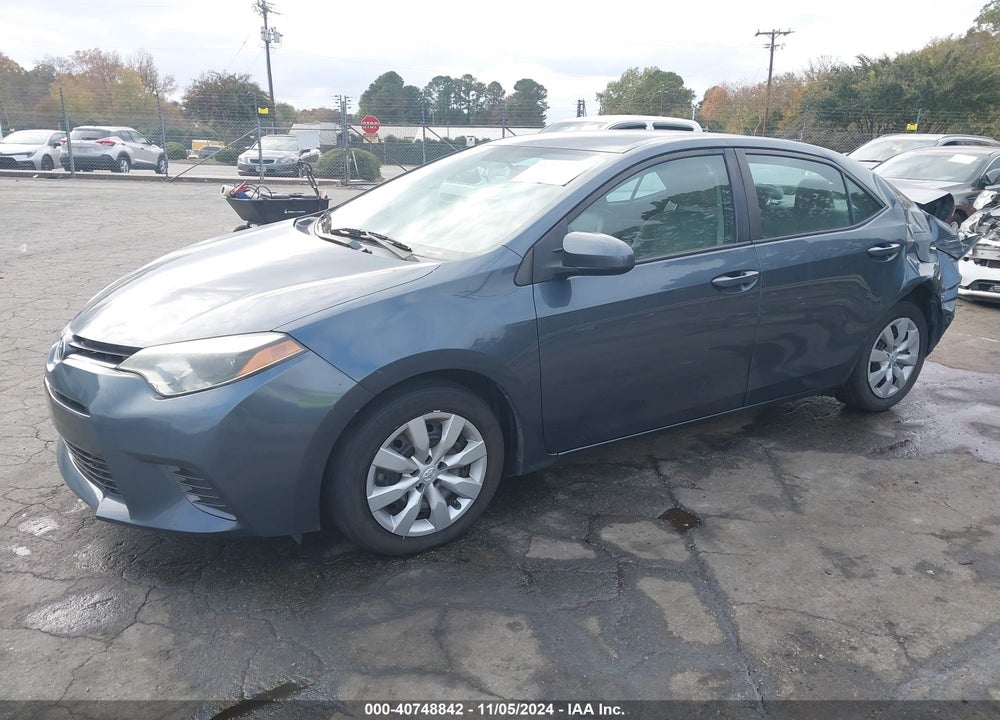 2016 TOYOTA COROLLA LE VIN: 2T1BURHE8GC573990