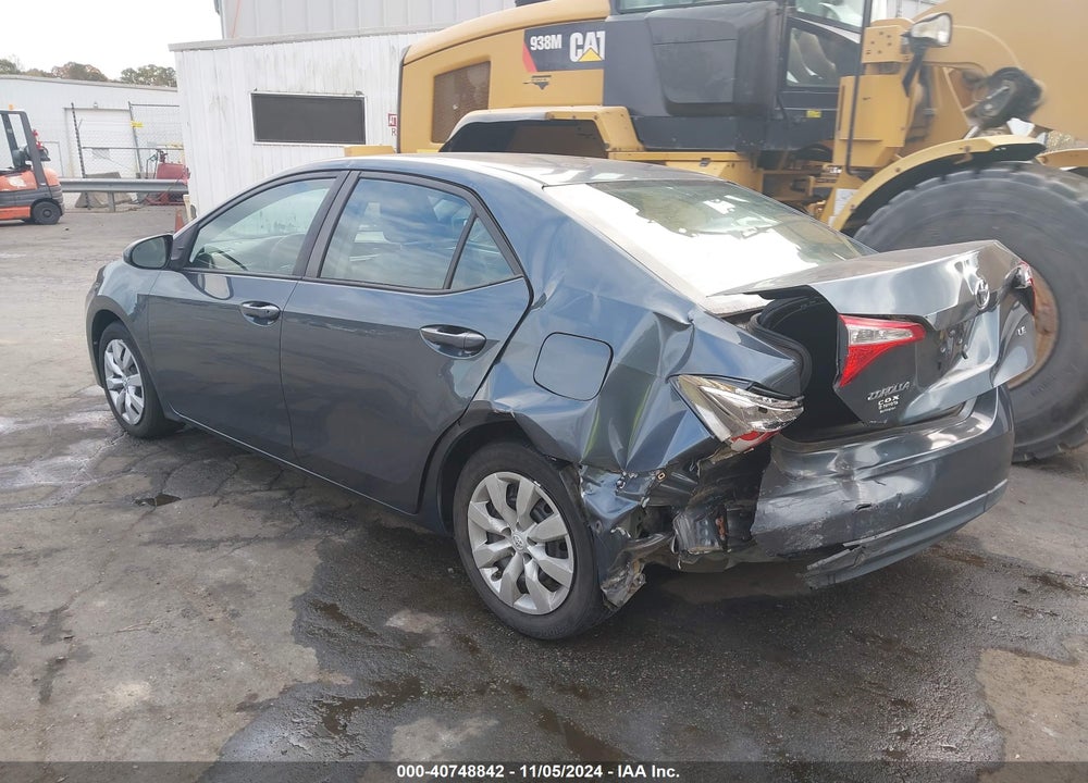 2016 TOYOTA COROLLA LE VIN: 2T1BURHE8GC573990