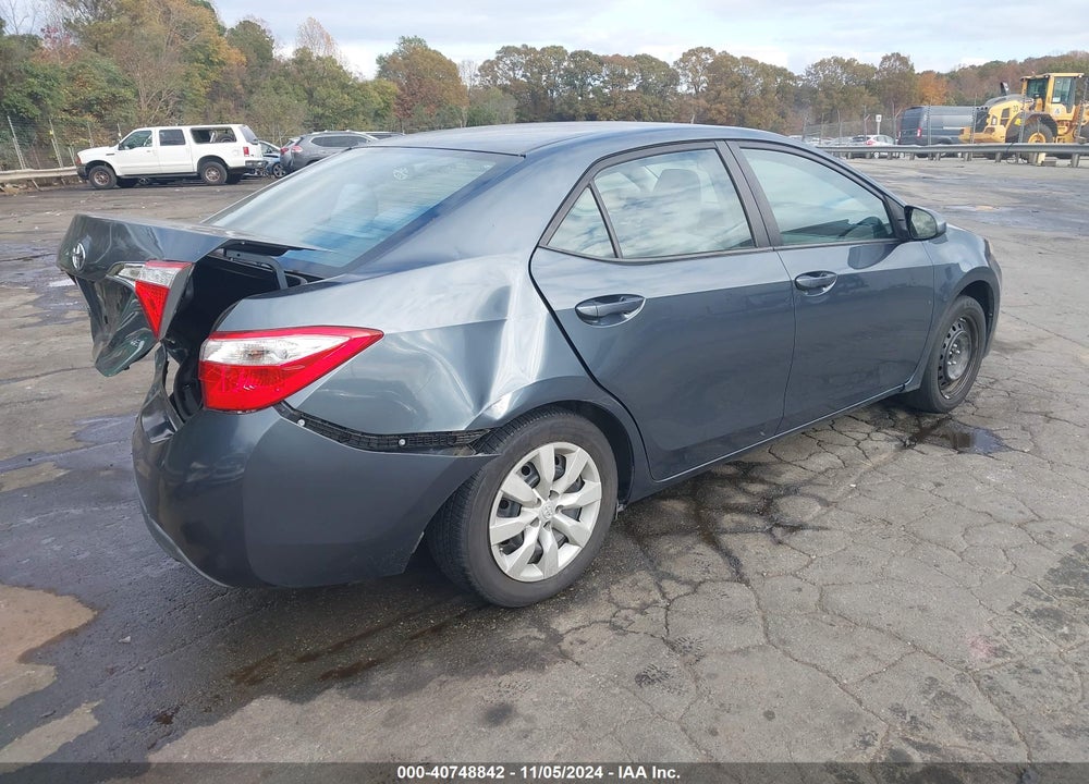 2016 TOYOTA COROLLA LE VIN: 2T1BURHE8GC573990