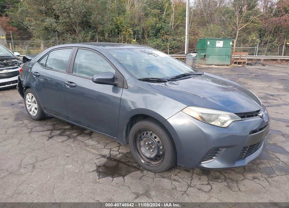 2016 TOYOTA COROLLA LE VIN: 2T1BURHE8GC573990