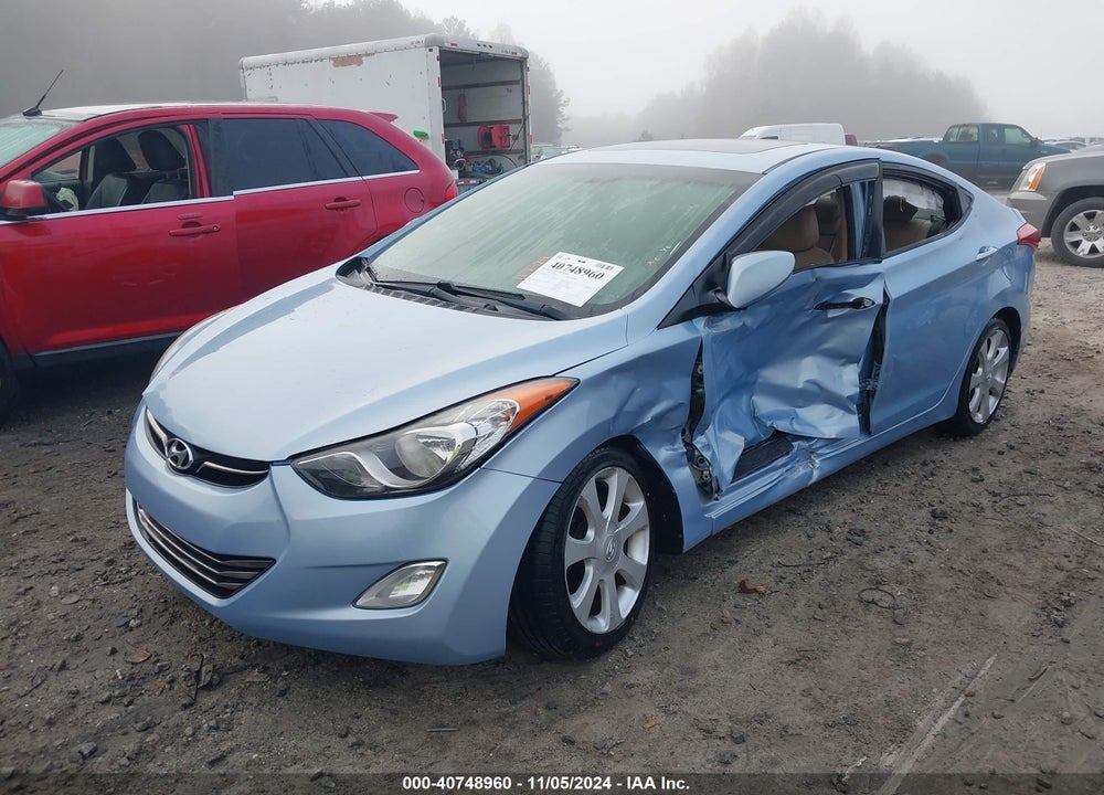 2012 HYUNDAI ELANTRA LIMITED (ULSAN PLANT) VIN: KMHDH4AE1CU311070