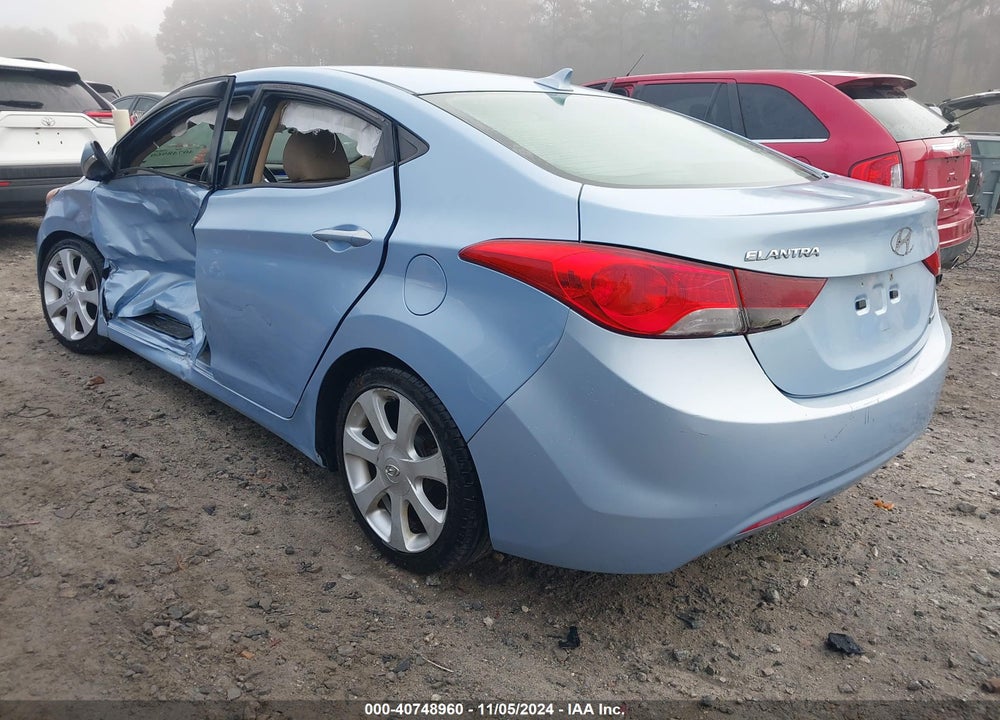 2012 HYUNDAI ELANTRA LIMITED (ULSAN PLANT) VIN: KMHDH4AE1CU311070