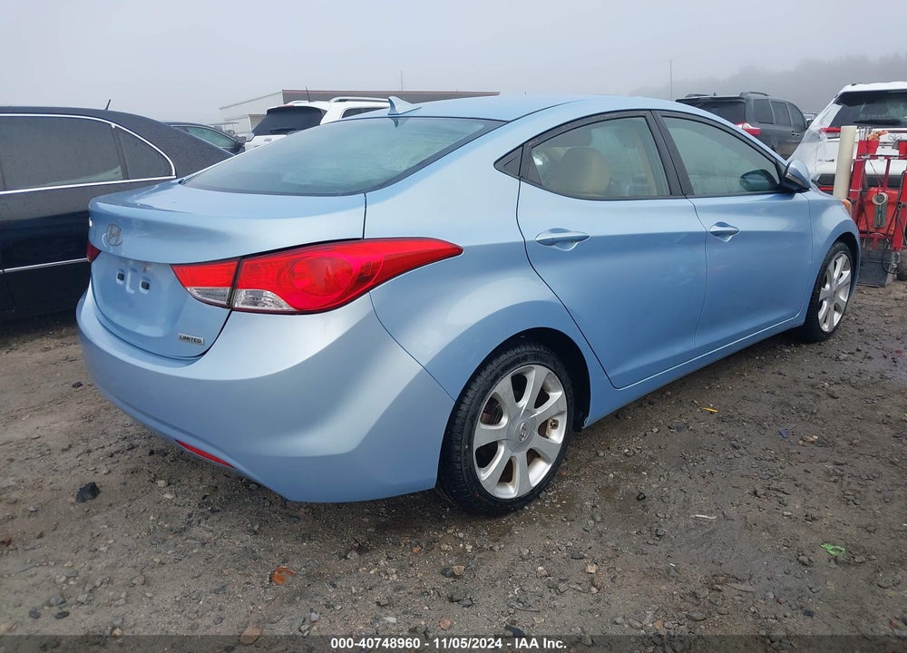 2012 HYUNDAI ELANTRA LIMITED (ULSAN PLANT) VIN: KMHDH4AE1CU311070