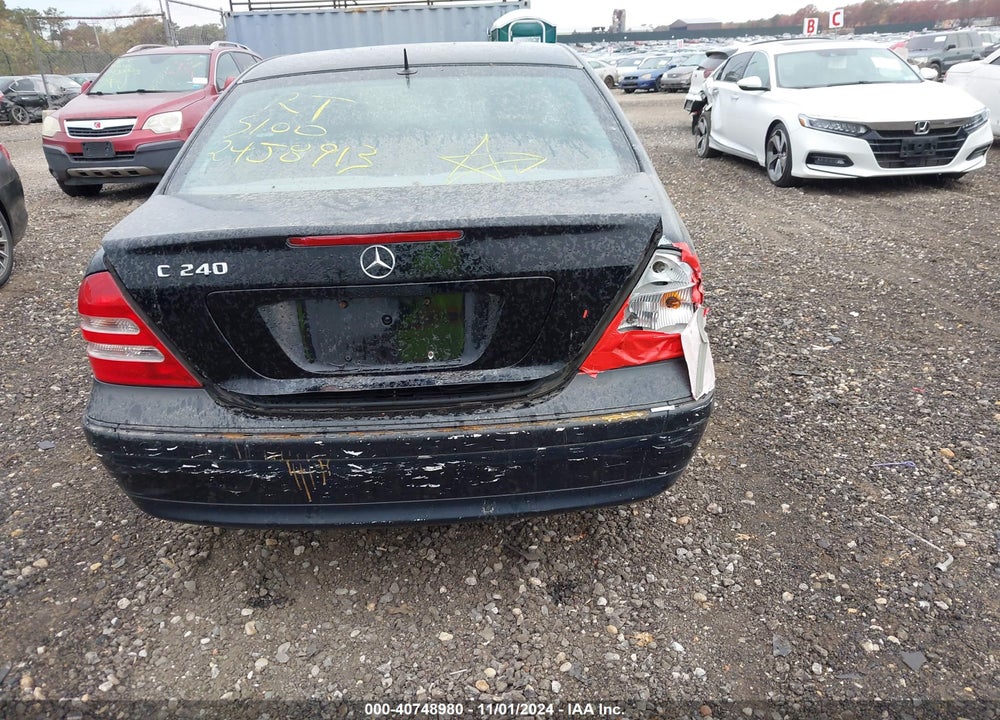 2001 MERCEDES-BENZ C 240 VIN: WDBRF61J81F060461