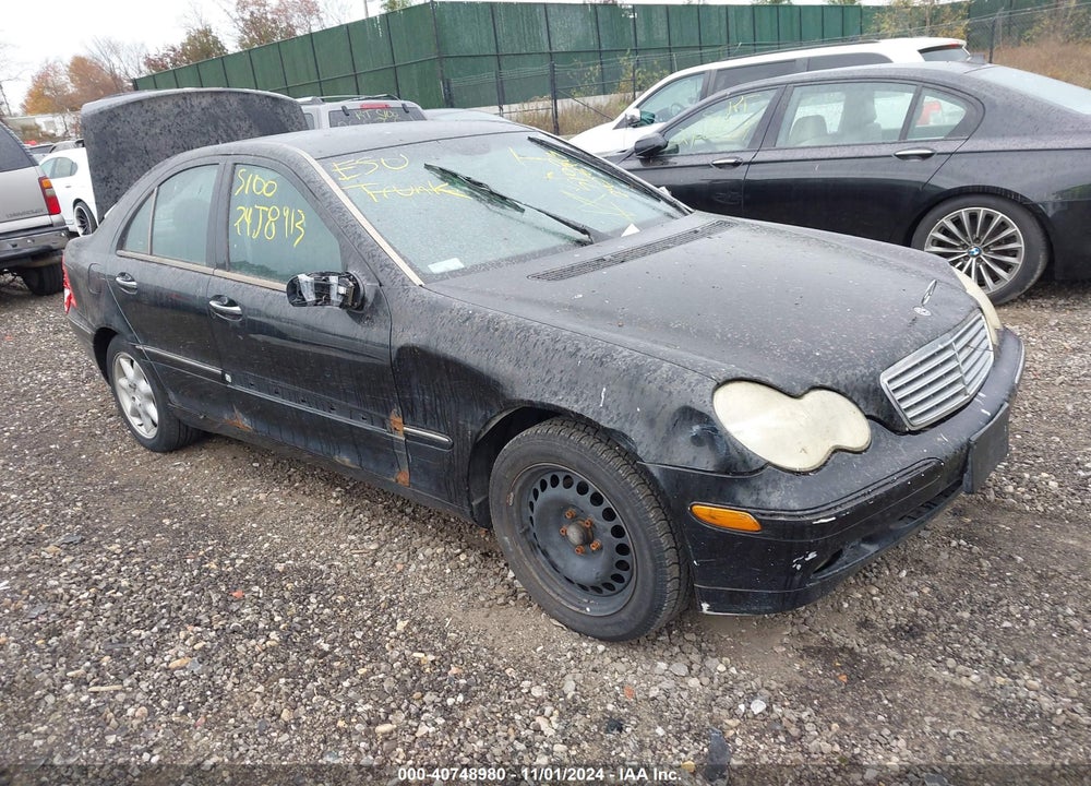 2001 MERCEDES-BENZ C 240 VIN: WDBRF61J81F060461