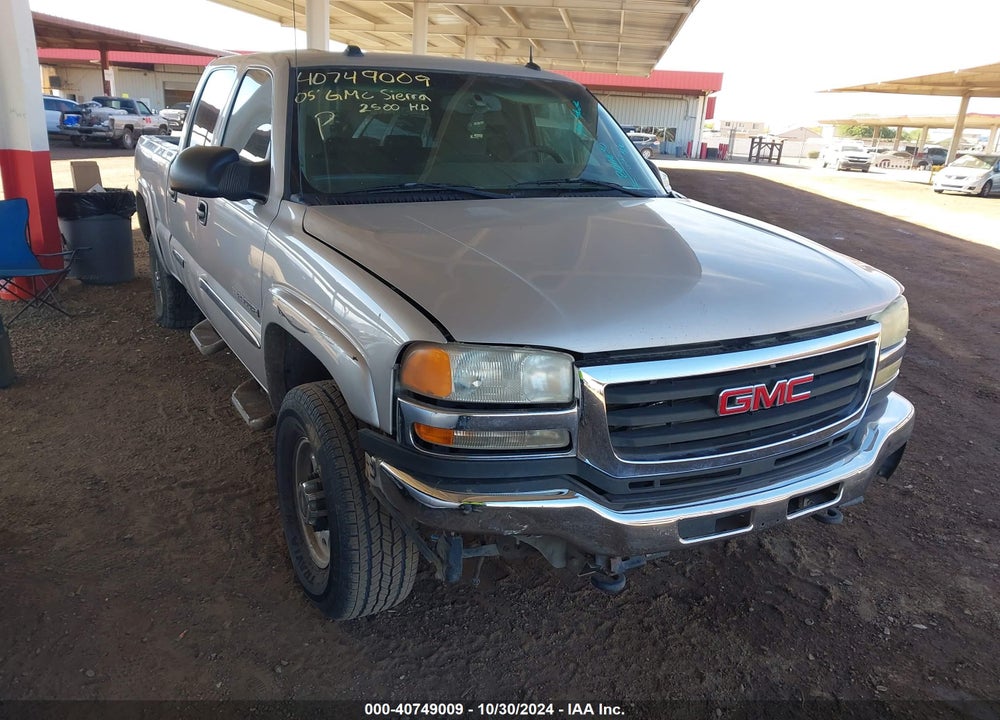 2005 GMC SIERRA 2500HD SLT VIN: 1GTHK23U25F806630