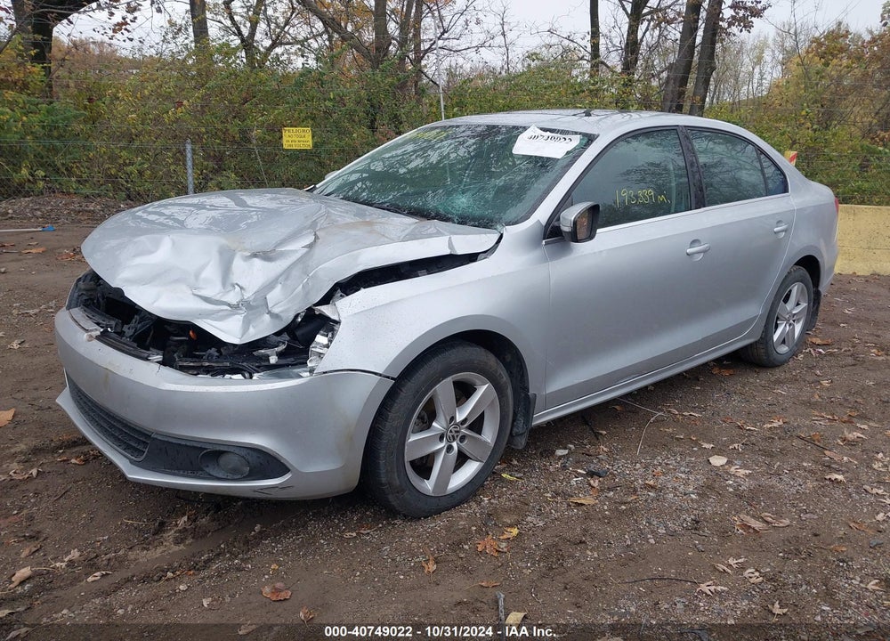 2011 VOLKSWAGEN JETTA 2.0L TDI VIN: 3VWLL7AJ1BM099641