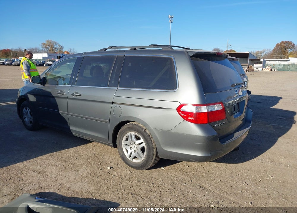 2007 HONDA ODYSSEY EX-L VIN: 5FNRL38637B447393