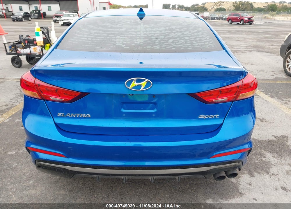 2018 HYUNDAI ELANTRA SPORT VIN: KMHD04LB5JU456524