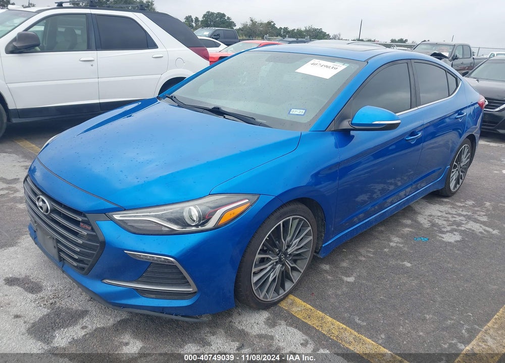 2018 HYUNDAI ELANTRA SPORT VIN: KMHD04LB5JU456524