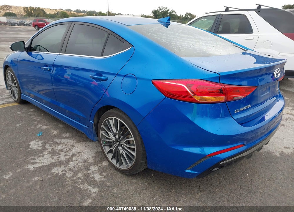 2018 HYUNDAI ELANTRA SPORT VIN: KMHD04LB5JU456524