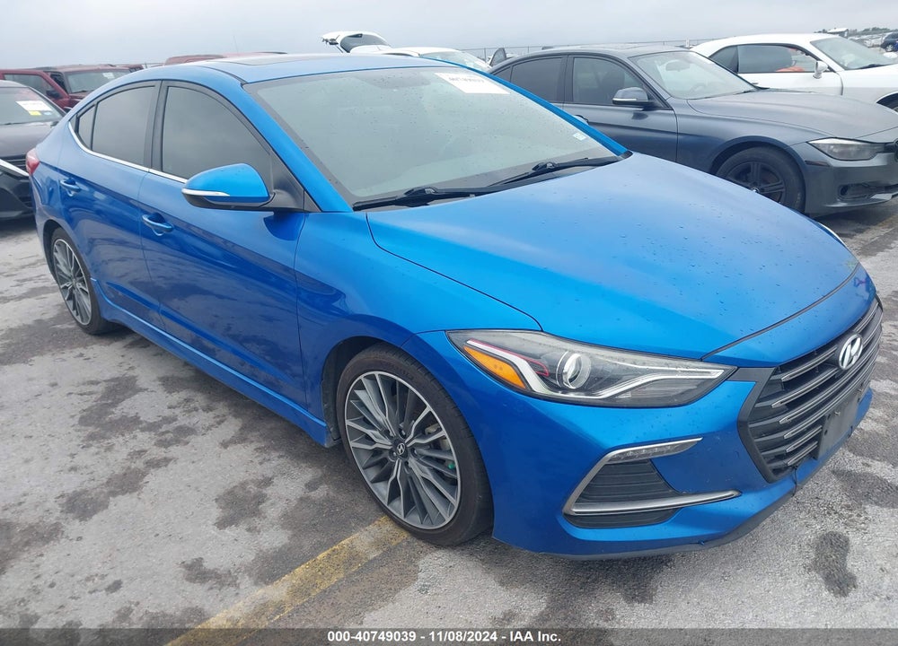 2018 HYUNDAI ELANTRA SPORT VIN: KMHD04LB5JU456524
