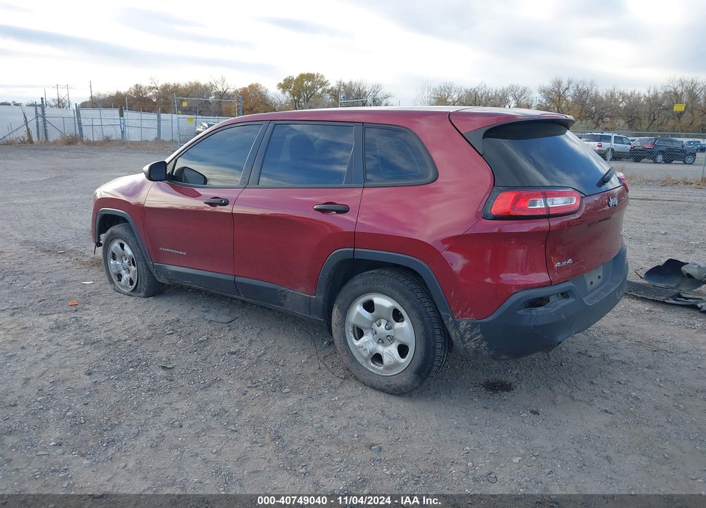 2017 JEEP CHEROKEE VIN: 1C4PJMAB2HW537593