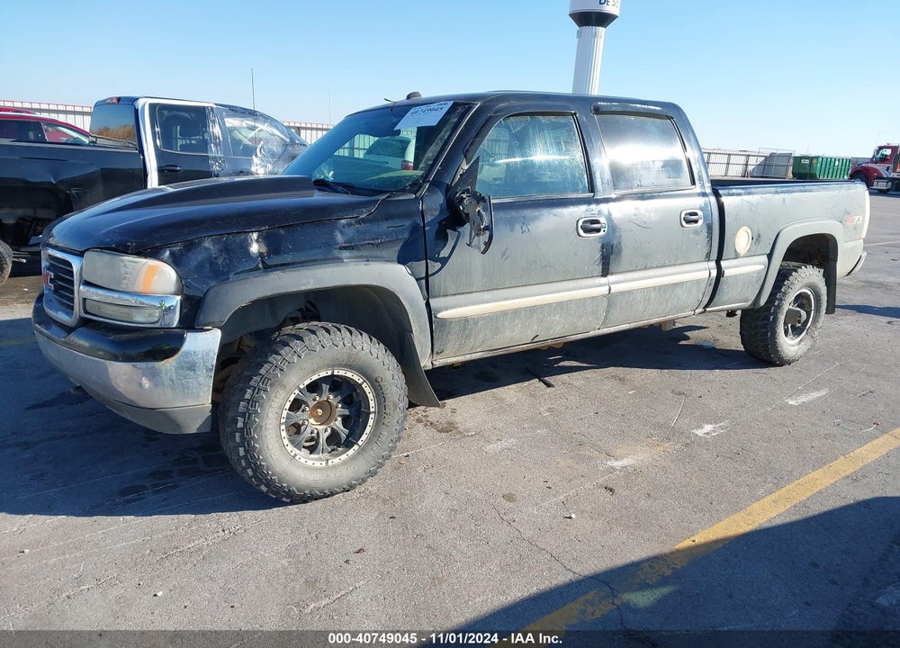 2002 GMC SIERRA 1500HD SLE VIN: 1GTGK13U82F156798