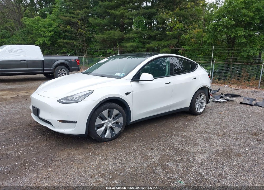 2021 TESLA MODEL Y LONG RANGE DUAL MOTOR ALL-WHEEL DRIVE VIN: 5YJYGDEE7MF208748