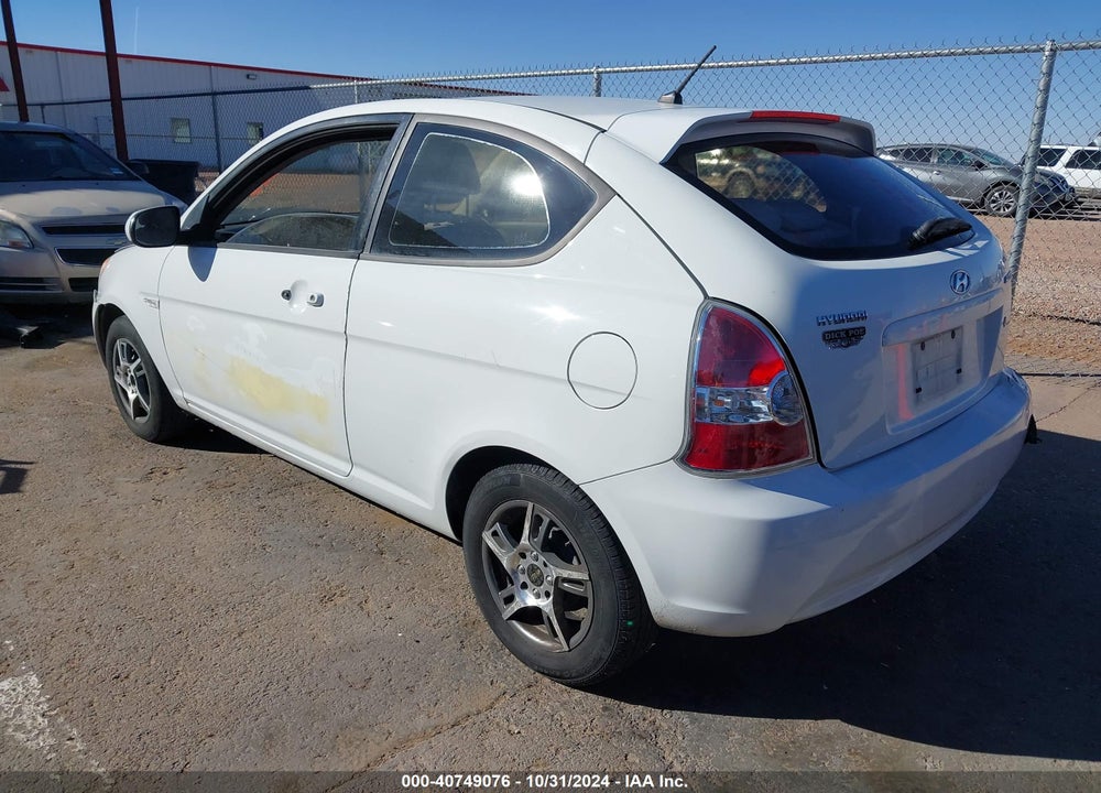 2010 HYUNDAI ACCENT GS VIN: KMHCM3AC7AU160278