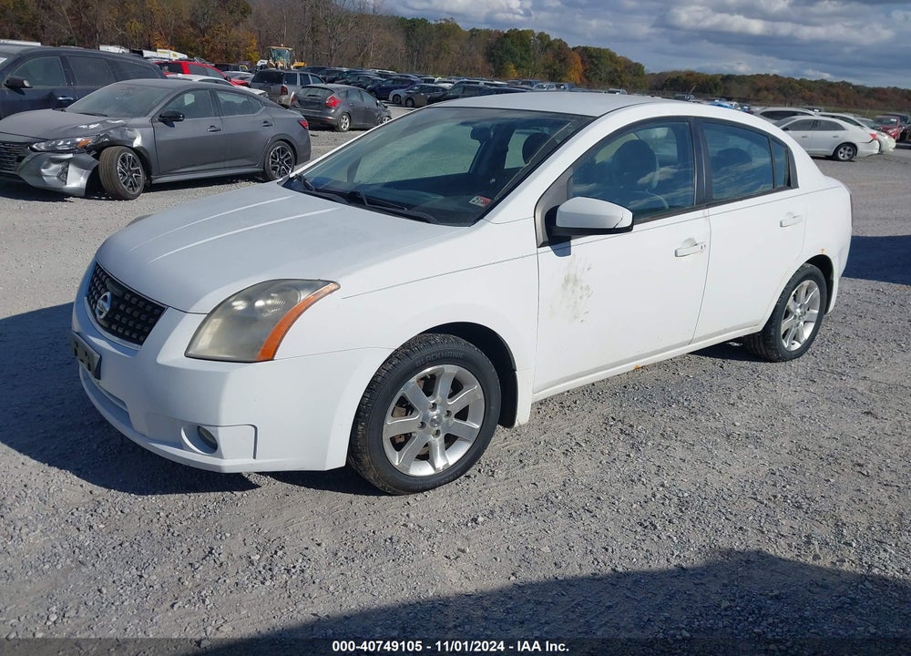 2008 NISSAN SENTRA 2.0S VIN: 3N1AB61E28L702494