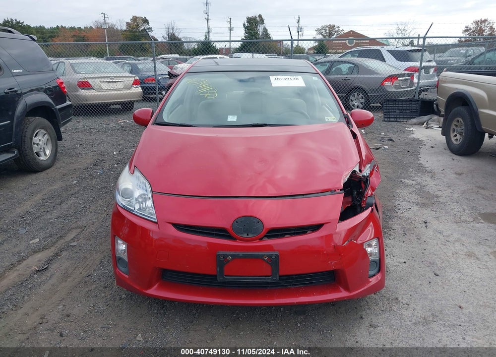 2011 TOYOTA PRIUS THREE VIN: JTDKN3DU7B0285422