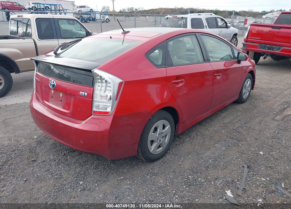 2011 TOYOTA PRIUS THREE VIN: JTDKN3DU7B0285422