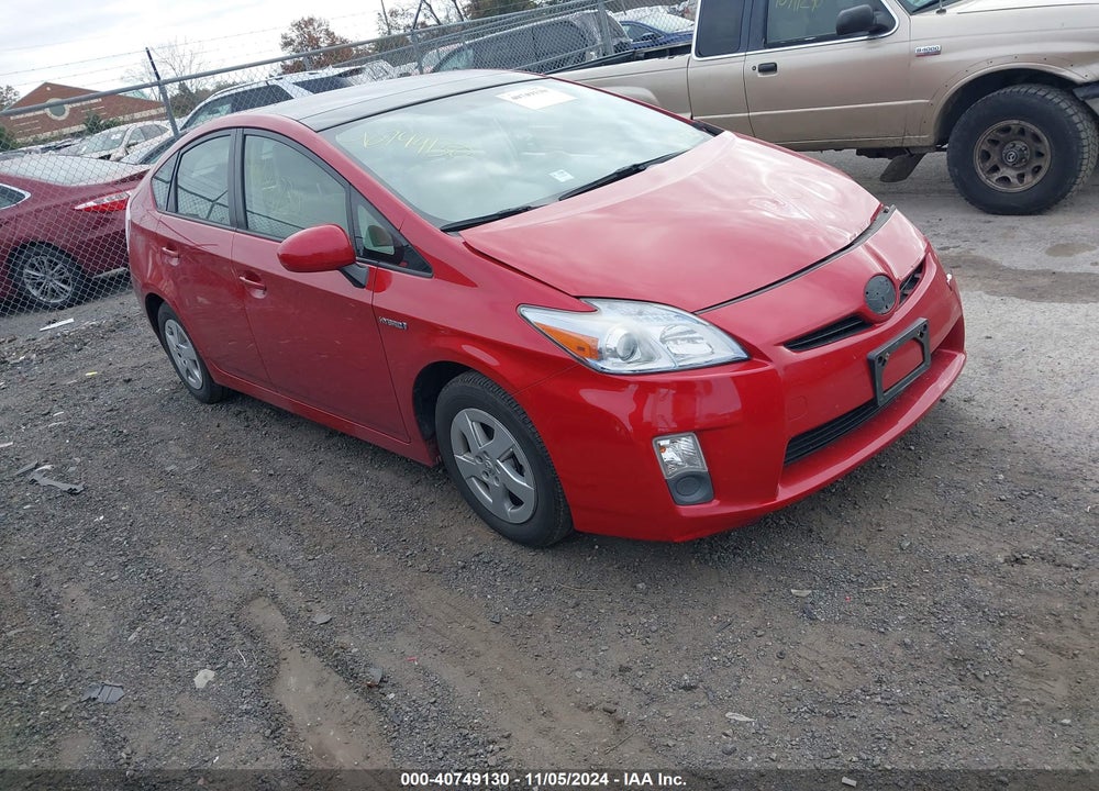 2011 TOYOTA PRIUS THREE VIN: JTDKN3DU7B0285422