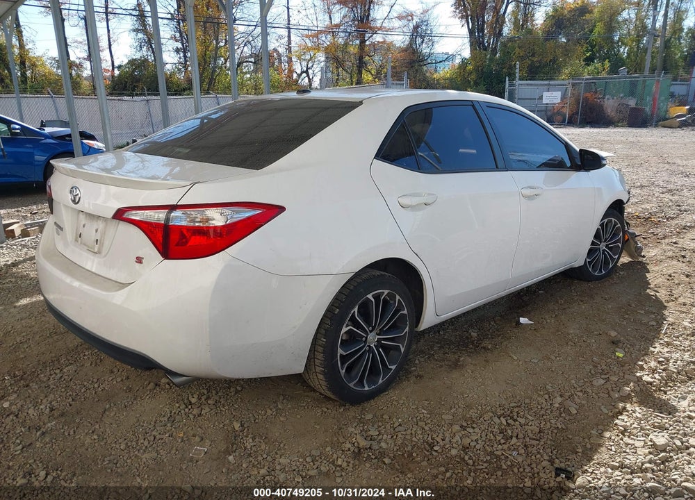 2016 TOYOTA COROLLA S PREMIUM VIN: 2T1BURHE8GC691909
