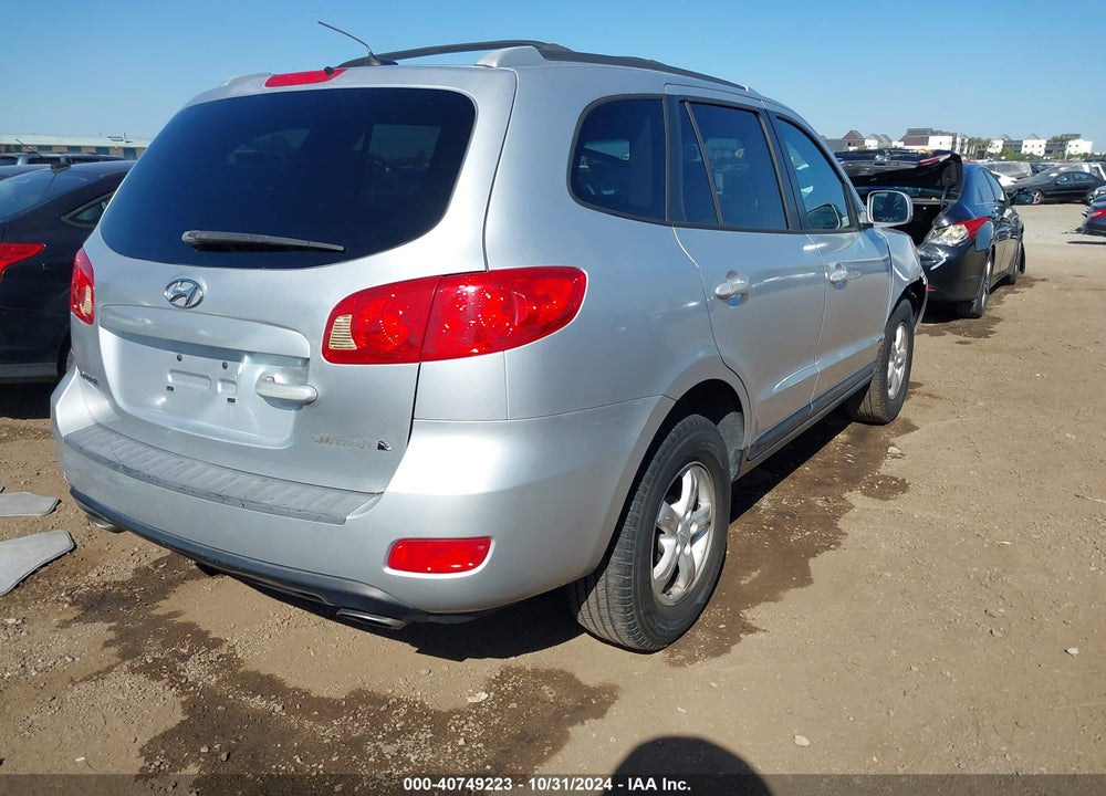 2007 HYUNDAI SANTA FE GLS VIN: 5NMSG13DX7H051413