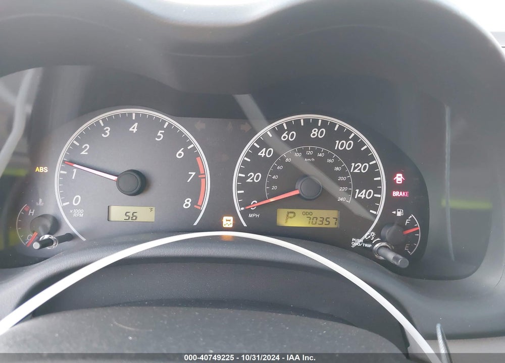 2012 TOYOTA COROLLA LE VIN: 5YFBU4EE4CP042075