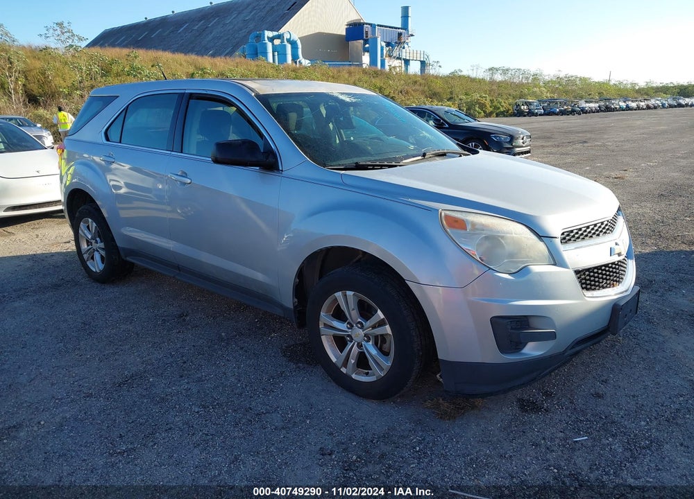 2012 CHEVROLET EQUINOX LS VIN: 2GNALBEK9C6398510