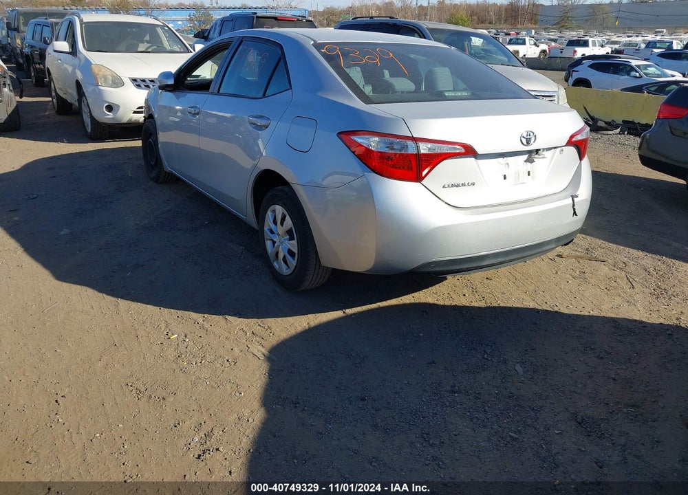 2016 TOYOTA COROLLA L VIN: 2T1BURHE0GC600647