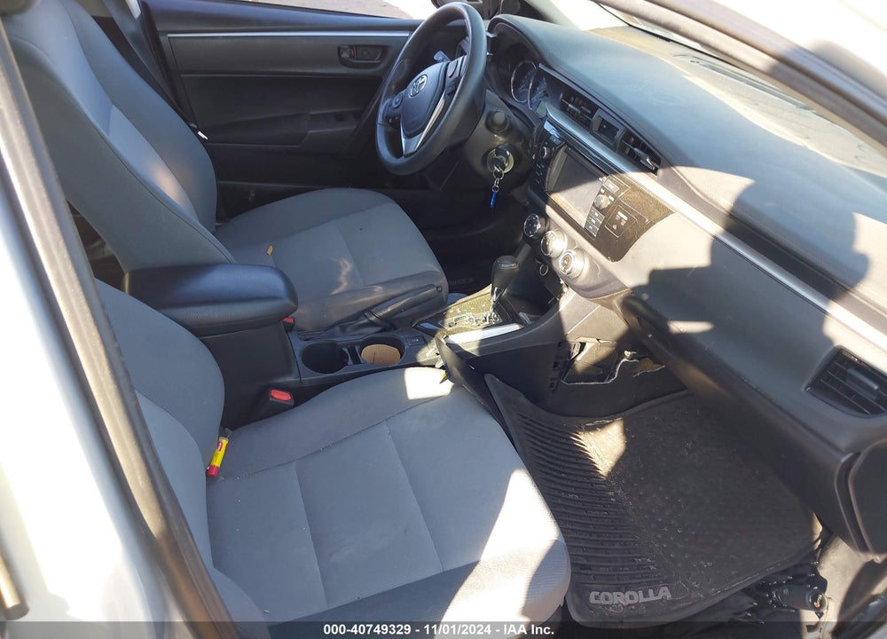 2016 TOYOTA COROLLA L VIN: 2T1BURHE0GC600647