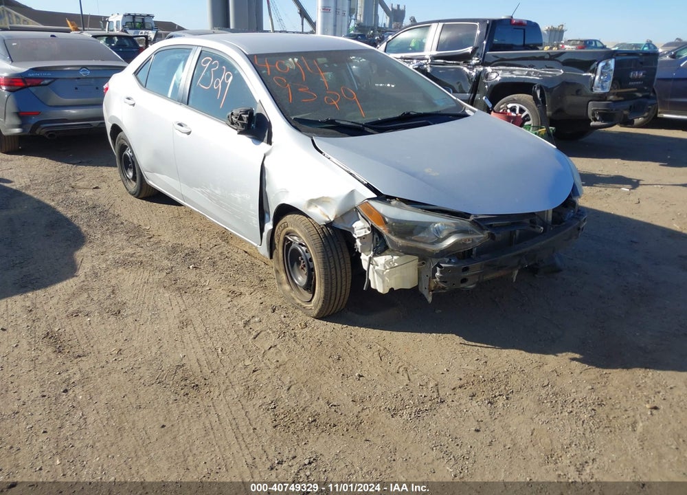 2016 TOYOTA COROLLA L VIN: 2T1BURHE0GC600647