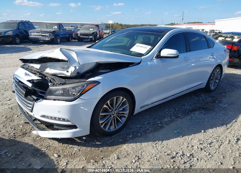 2016 HYUNDAI GENESIS VIN: KMHGN4JE3GU107155