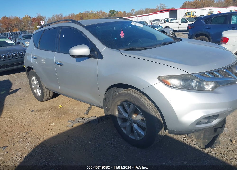 2013 NISSAN MURANO SV VIN: JN8AZ1MW2DW322032