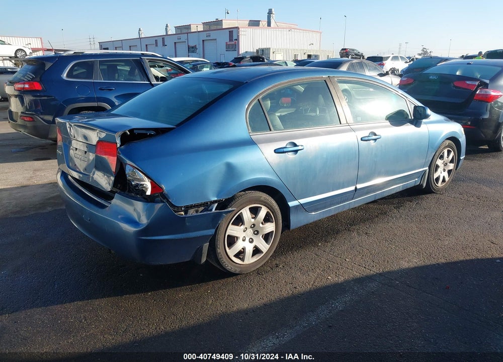 2008 HONDA CIVIC LX VIN: 2HGFA16508H522975