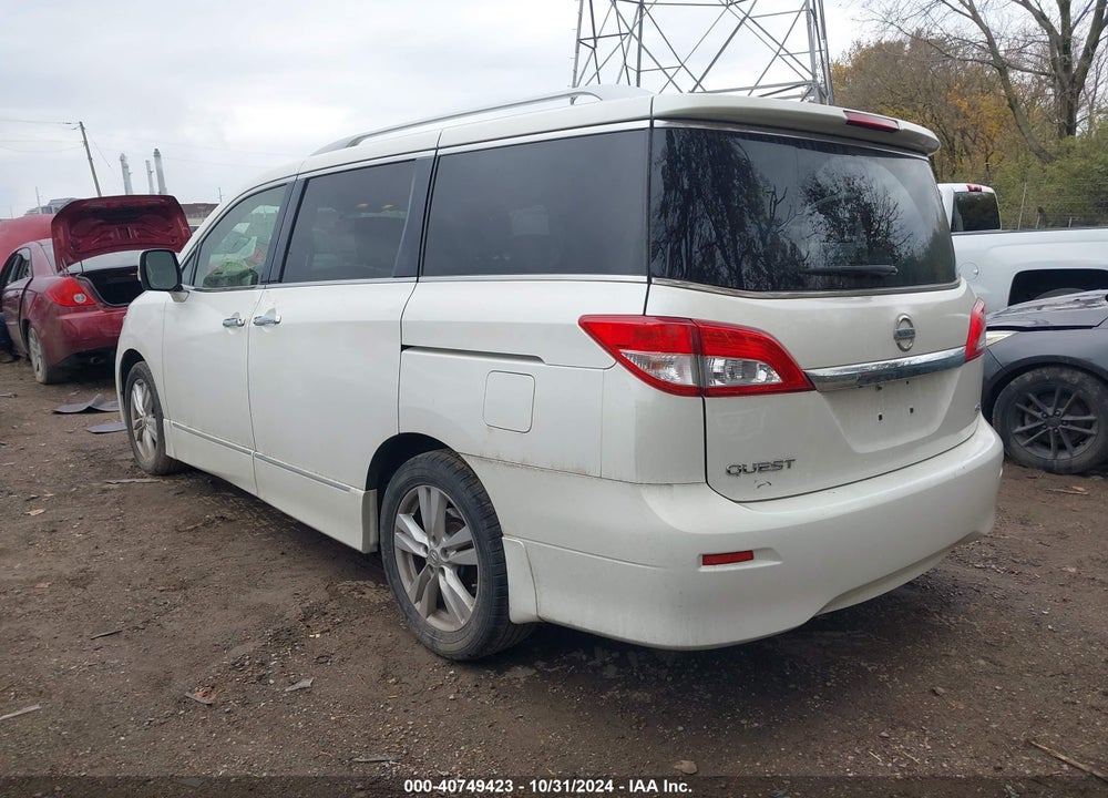 2014 NISSAN QUEST SL VIN: JN8AE2KP6E9105483