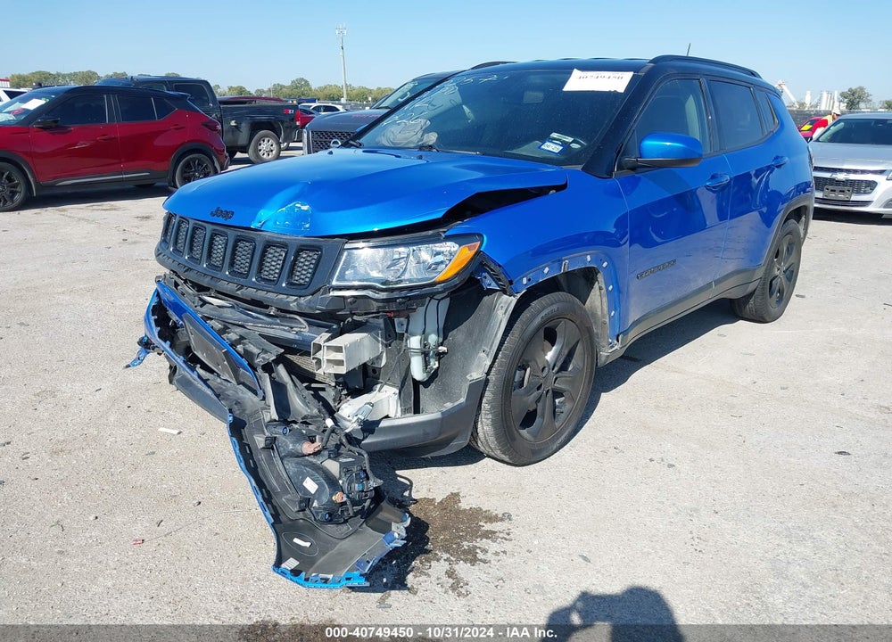 2021 JEEP COMPASS ALTITUDE FWD VIN: 3C4NJCBB9MT508270