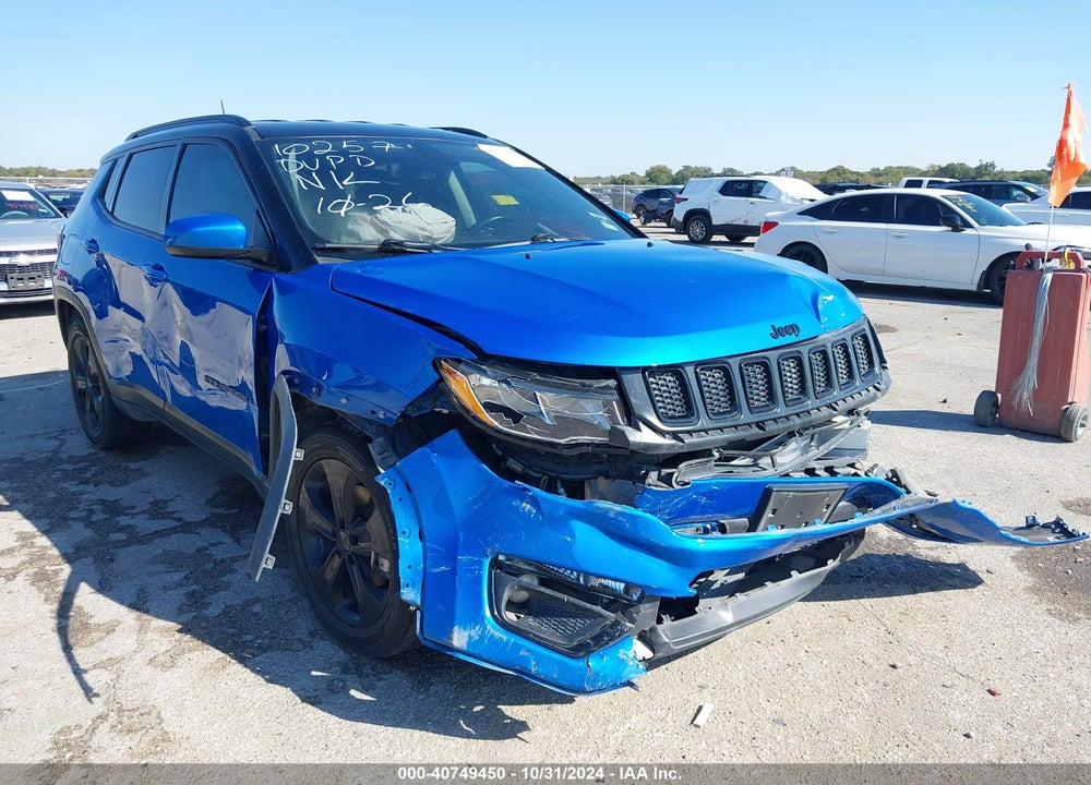 2021 JEEP COMPASS ALTITUDE FWD VIN: 3C4NJCBB9MT508270