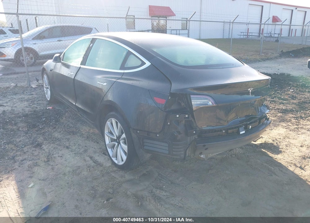 2018 TESLA MODEL 3 LONG RANGE/MID RANGE VIN: 5YJ3E1EA1JF136453