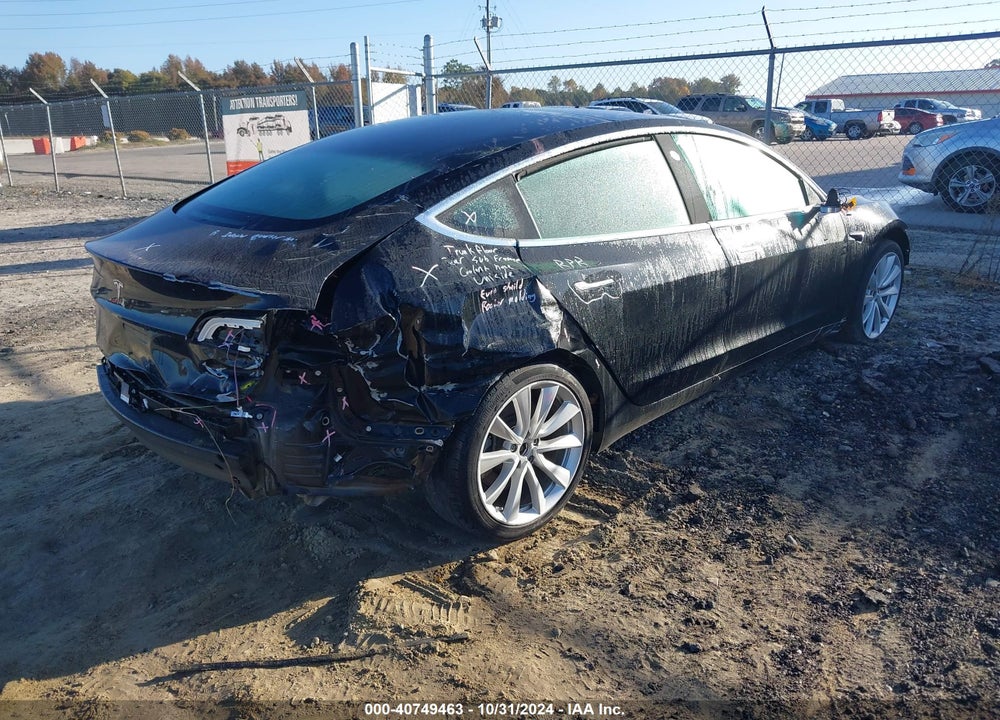 2018 TESLA MODEL 3 LONG RANGE/MID RANGE VIN: 5YJ3E1EA1JF136453