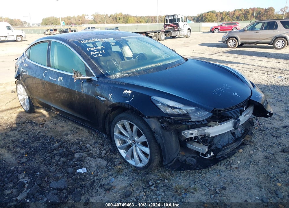 2018 TESLA MODEL 3 LONG RANGE/MID RANGE VIN: 5YJ3E1EA1JF136453