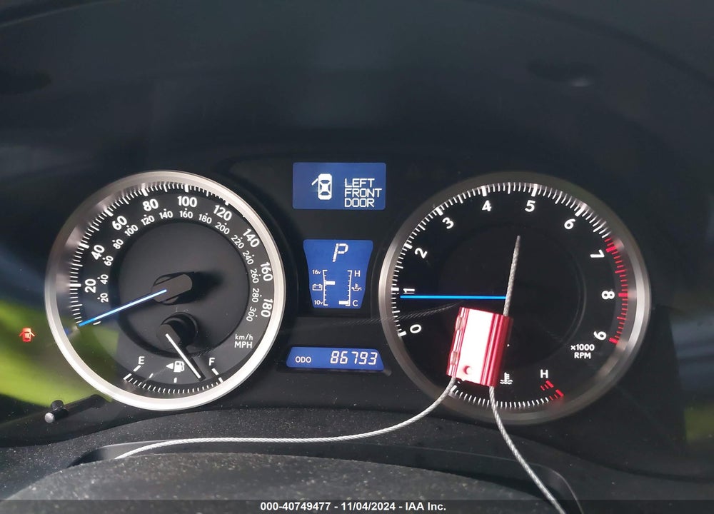 2008 LEXUS IS F VIN: JTHBP262985001184