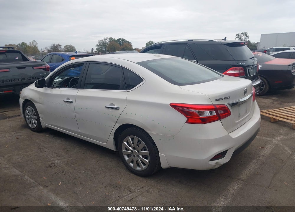2017 NISSAN SENTRA SV VIN: 3N1AB7AP6HL720231