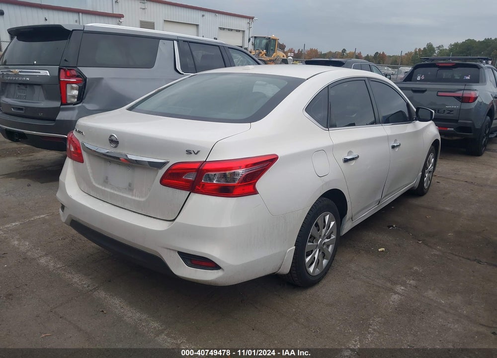 2017 NISSAN SENTRA SV VIN: 3N1AB7AP6HL720231
