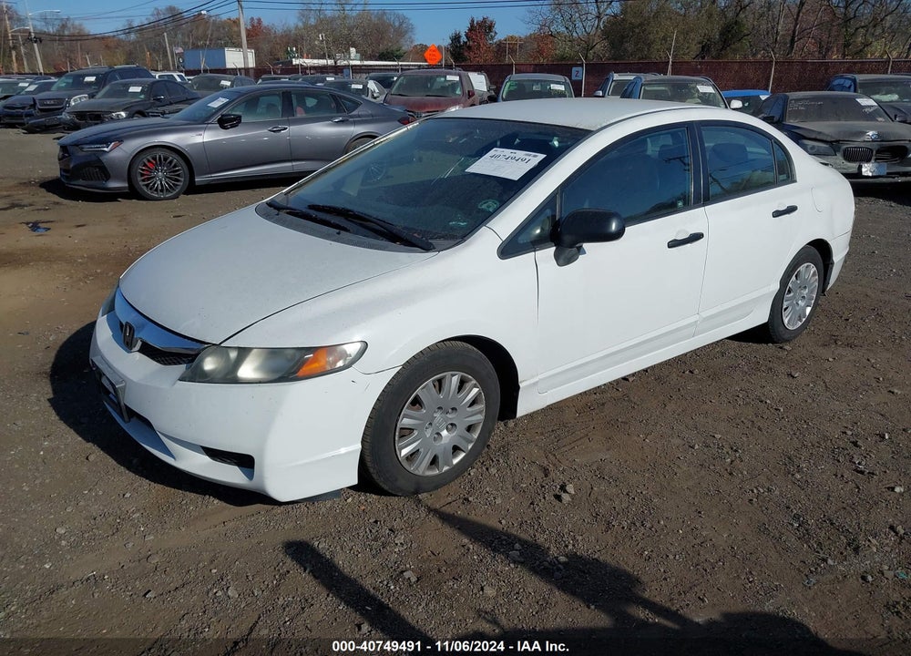 2009 HONDA CIVIC VP VIN: 2HGFA16389H323611