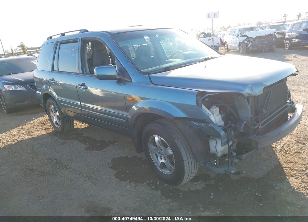 2008 HONDA PILOT EX VIN: 5FNYF28498B010138